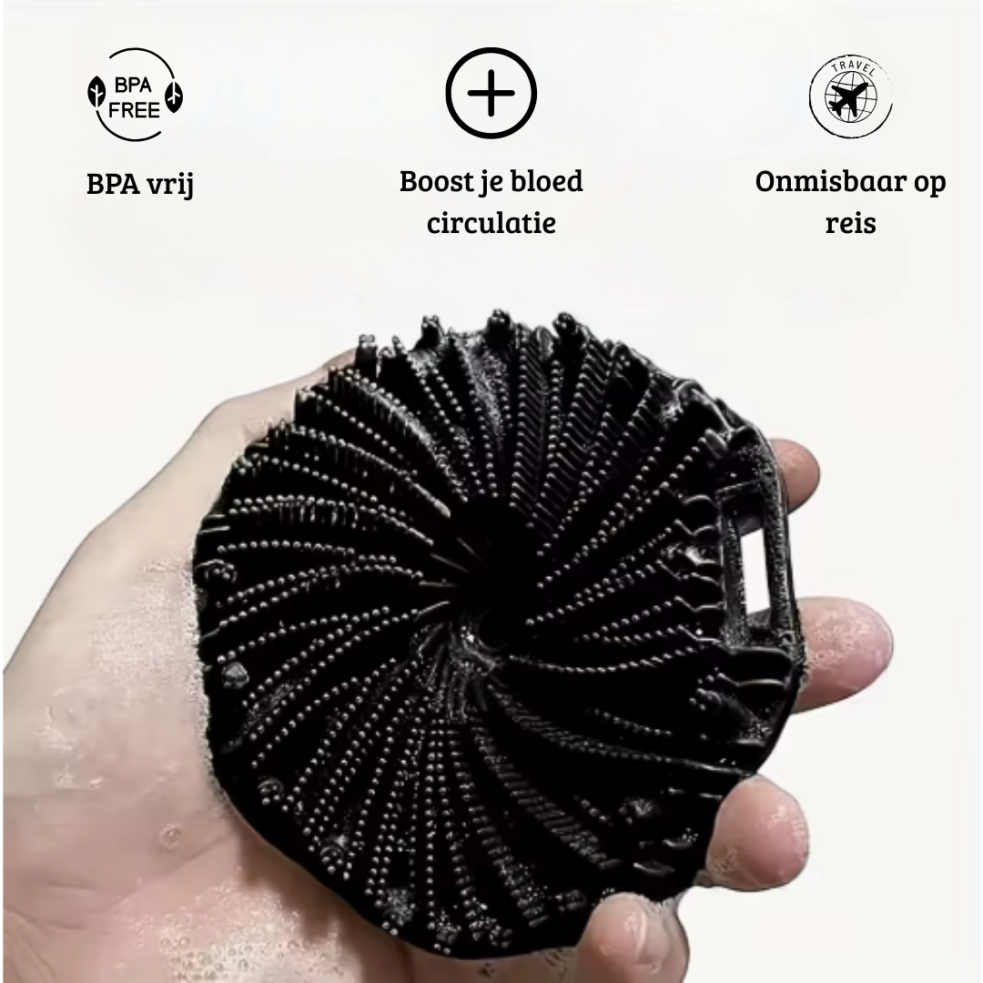 Antibacteriële siliconen body scrubber