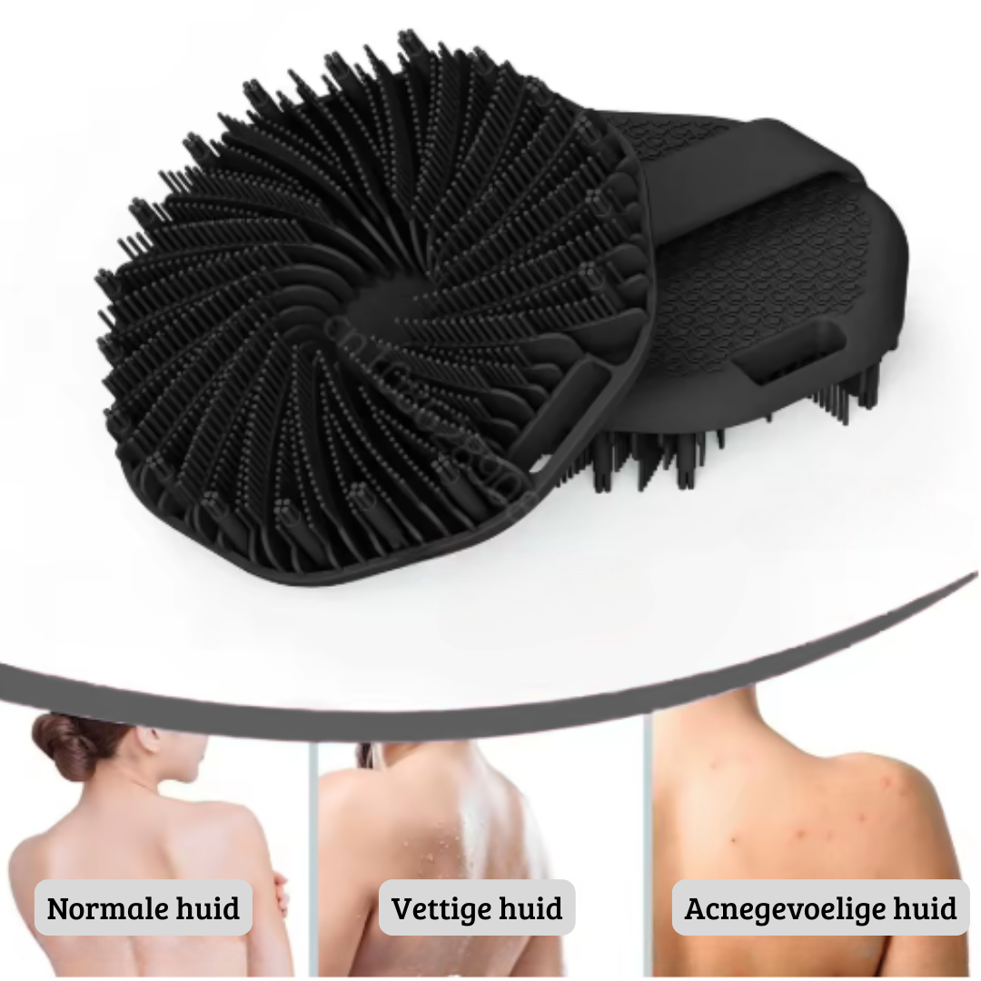 Antibacteriële siliconen body scrubber