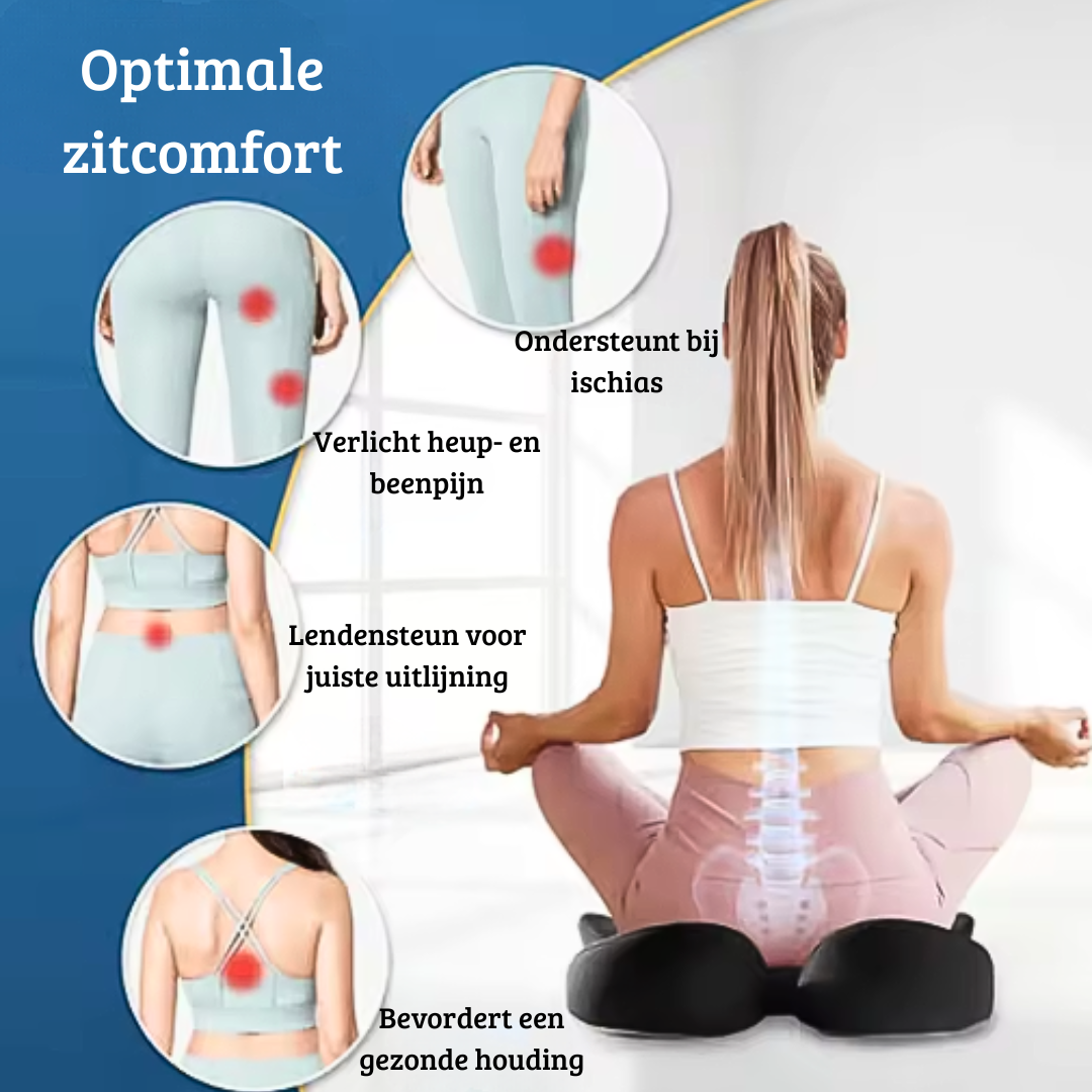 Ergonomisch Zitkussen – Comfort & Ondersteuning voor Rug en Houding