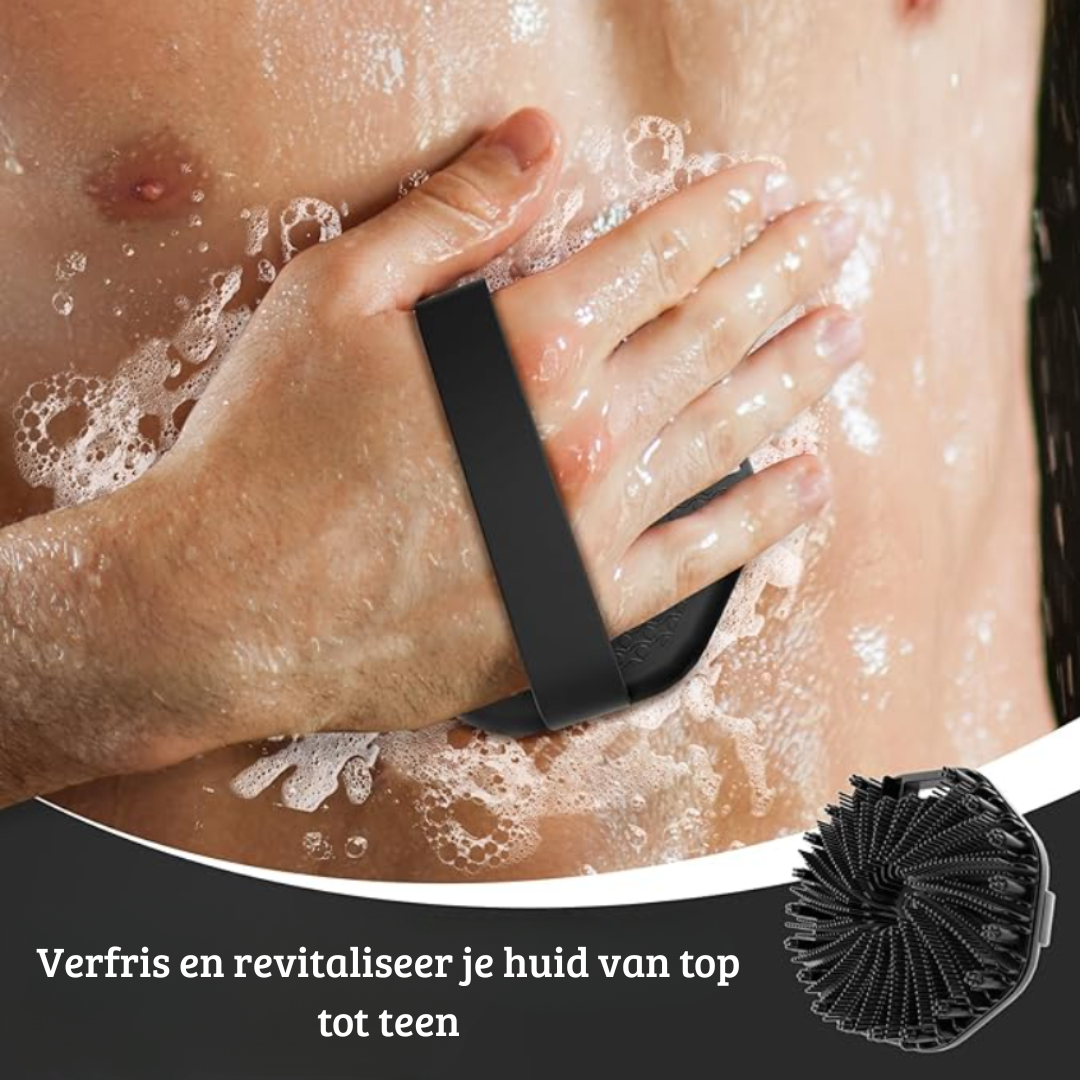 Antibacteriële siliconen body scrubber